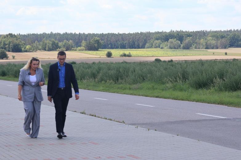 Wizyta Mateusza Morawieckiego w powiecie parczewskim. Rozmowy o przyszłości małych ojczyzn