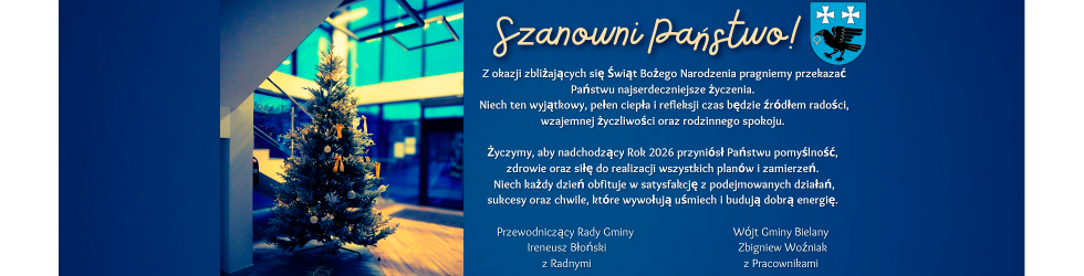 Życzenia bożonarodzeniowe - Gmina Bielany